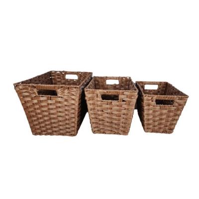 China Best Fruit Storage Laundry Flower Pot Minimalist Welcome Round Rattan Basket for sale