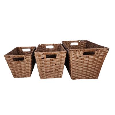 China Wholesale Exquisite Multifunction Minimalist Manufacturer Kids Large Waste Rattan Basket for sale