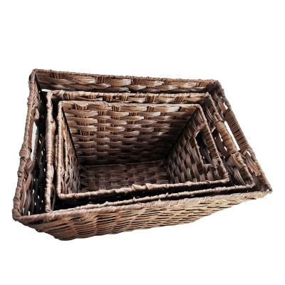 China Wholesale Good Quality Minimalist Foldable Eco-Friendly Laundry Basket Rattan Wash Basket for sale