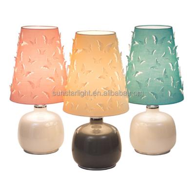 China European Wedding Decoration Table Glass Lamp For Bedroom Bedside Lamp for sale