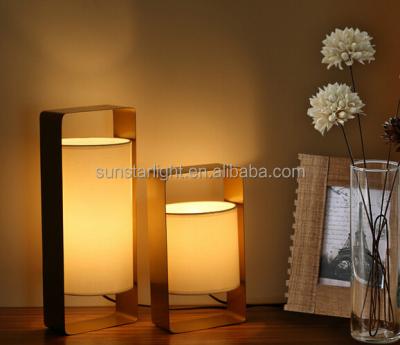 China Modern Metal Body With Fabric Shade Table Lamp Read Desk Lamp for sale