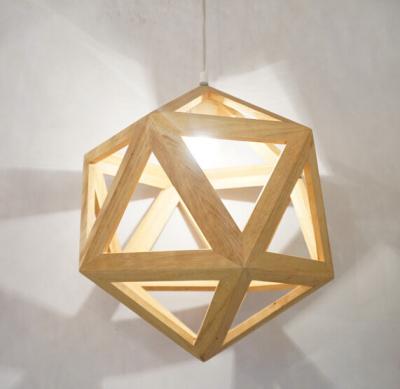 China Home Modern Wooden Pendant Light Chandelier Hanging Lamp Manufacturer for sale