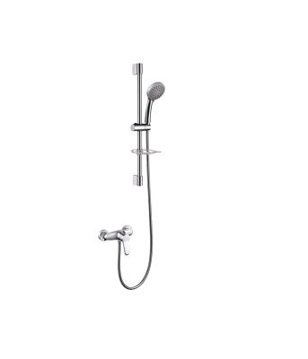 China With Sliding Bar Hot Selling Polished Rainfall Shower Heads Single Hand Shower Set for sale