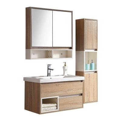 China Wholesale Modern Wall Mounted Material Plywood Bathroom Vanity Cabinets for sale