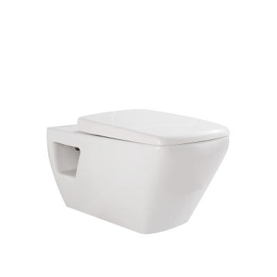 China White Modern Bathroom Hidden Flushing Tank Factory Direct Sales Method Gravity Wall-Hung Toilet for sale