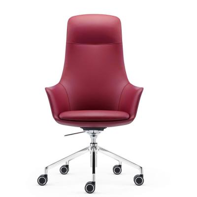 China High Quality Adjustable Leather Swivel Office Swivel Chairs for sale