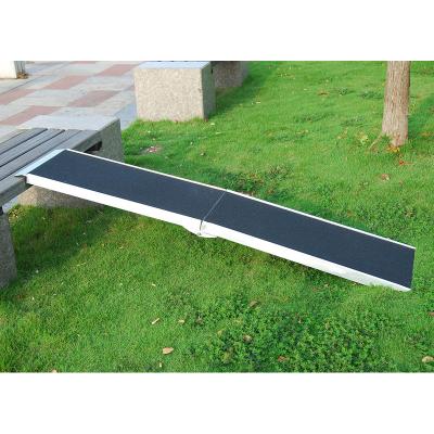 China 8ft Durable Lightweight Portable Aluminum Folding Dog Ramp For Car for sale