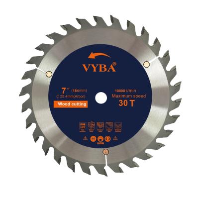 China Wood Cutting 184mm Wood Saws 30T Blade CTT Circular Saw Blade For Solid Wood for sale