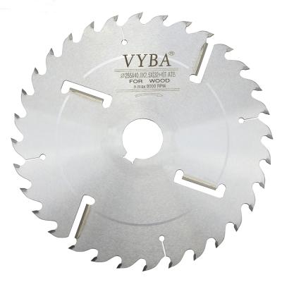 China Cutting Effect Industrial Quality 255mm (32+4) T Raker Saw Blade In Longer Life for sale