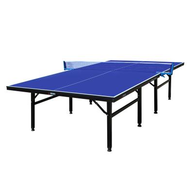 China 2020 hot cheap durable indoor table tennis tables china A-folded table tennis table manufacturer sale BSCI folding tables (YPPQ-0303) for sale