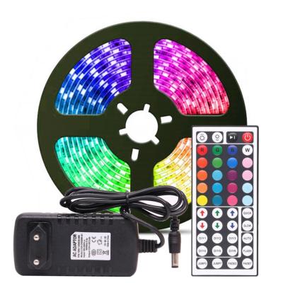 China High quality 5m10m remote control waterproof RGB grow light color wifi led strip light with outdoor for sale