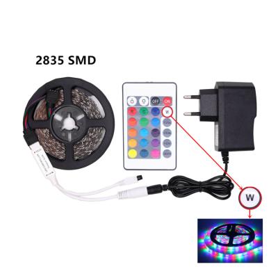 China Remote Control Home Decoration Color Switch 2835 5M 10m DC12V Waterproof Smart Grow Light Led Strip Light for sale