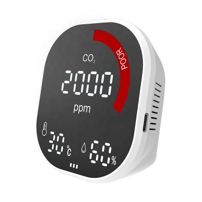 China Content CO2 Air Quality Monitor 400-5000 PPM Home CO2 Meter Detector Japan Carbon Dioxide Meter Gas Concentration Gas Concentration CO2 Air Quality Monitor PPM Sensor for sale