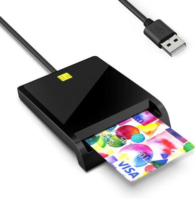 China Pro Amazon IUSB Bestseller ATM Payment Sim Card Reader Manufacturer Chip Identification IC Usb Smart Card Reader Writer Card Reader for sale