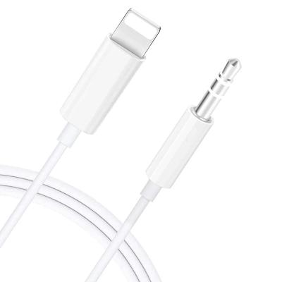 China aux cable 3.5mm AUX converter cable extension. 3.5mm aux audio. High Quality Lightweight Jack Car Audio Adapter Cable for iPhone for sale