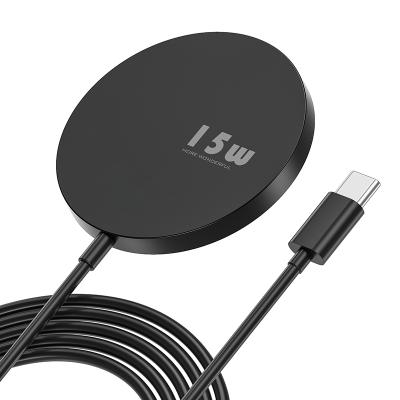 China QC2.0 KUULAA 15W Magsafing Mobile Phone Charger Magnetic Wireless Charger Pad For iPhone 12 Mini Pro Max for sale