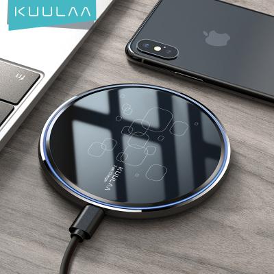 China Fanshion KUULAA Small Light Support Qi Support Radio Fast Charging 15W Wireless Charger for sale