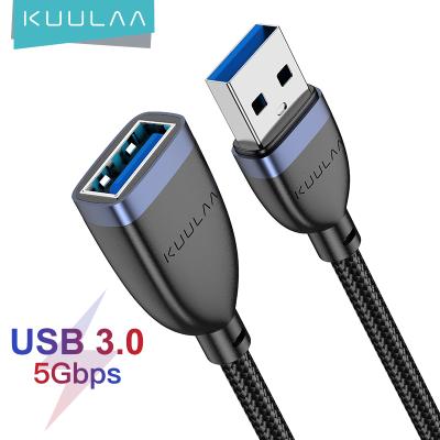 China USB 3.0 5Gbps KUULAA Usb 3.0 Male 5Gps To Female Application Cable Stable Transmission Usb Cable Widely for sale