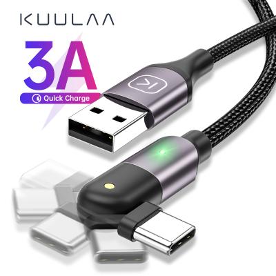 China 180 Degree Rotation Type-C 180 Degree Rotation USB C Type-C Mobile Phone Date Fast Charging Cable For Samsung/Xiaomi/Huawei Mobile Phone for sale