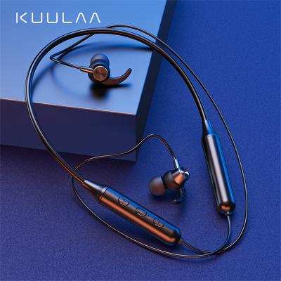 China Wholesale Neckband 200Mah 14hours Long Time Stereo Sound Music Audifonos BT Handsfree Waterproof Wireless Headphones KUULAA For Sports for sale