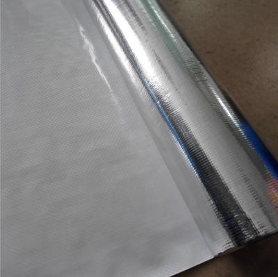 China Contemporary china factory aluminum foil woven fabric/aluminum radiant barrier/aluminum foil insulation for sale