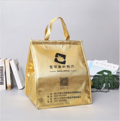 China Hot Selling Reclycled Thickened Eco-Friendly Folding Oxford Cloth Thermal Cooler Bag Aluminum Foil Cooler Bag for sale