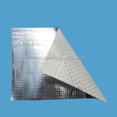 China Construction Insulated Fabric For DELIVERY BOX Woven Fabric Laminated Aluminum Foil for sale