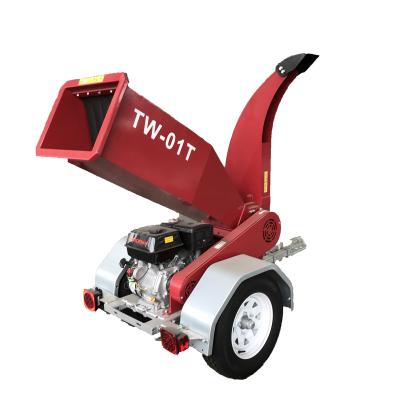 China Mobile Farms Gasoline Wood Chipper Machine For Sale for sale