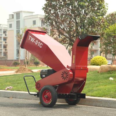 China Movable Wood Farms Gasoline Chipper Machine For Pallet for sale