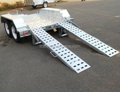 China Car Trailer 2500kg Mini Excavator Plant Car Utility Truck Trailer For Sale for sale