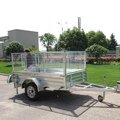 China Electric Car Box Truck Farm Travel 8x5 Utility Trailer for sale