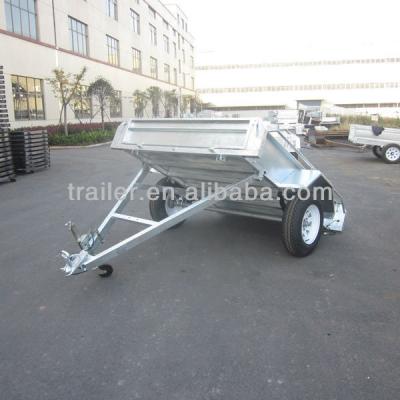 China Fully Welded Tipping Car Trailer Box Trailer 7 x 5 for sale