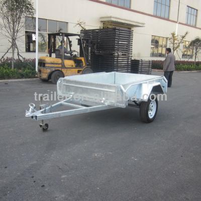 China Fully Welded 6x4 Car Trailer Box Trailers for sale