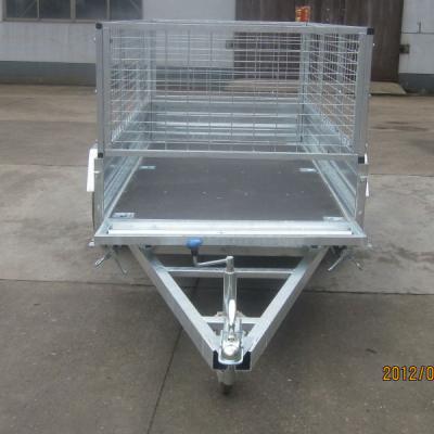 China High quality welded truck trailer 2018 full box trailer for sale for sale