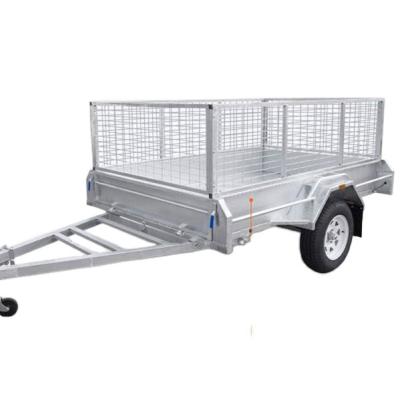 China Welded Car Trailer Australia Market 8 x 5 Farm 10 x 5 Full Box /car/travel Trailer for sale