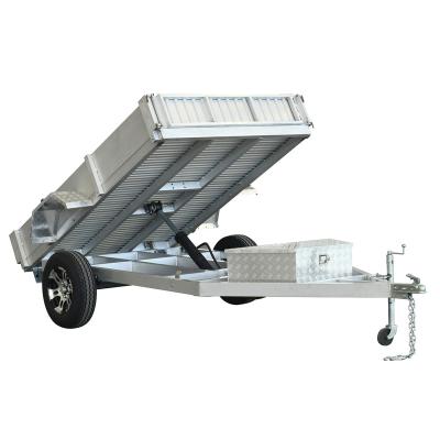 China Eco-friendly Aluminum Utility ATV Hydraulic Tipper Dump Folding Box Trailer for sale