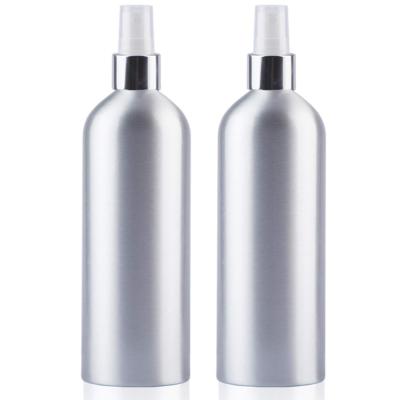 China Personal Care 500ml Aluminum Spray Bottle Metal Empty Fine Mist Atomizer Refillable Perfume Bottle for sale