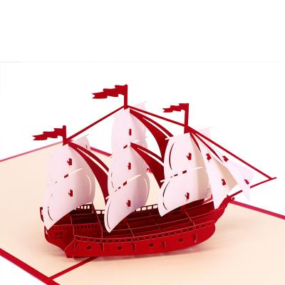 China Europe WINPSHENG Auto Anniversary 3d Carving Sailing Ship Maps for sale