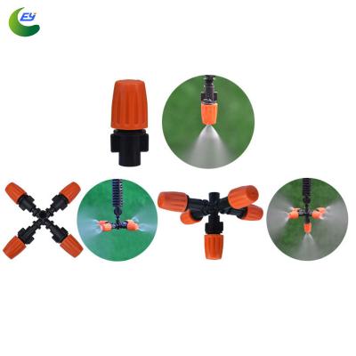 China Plastic Garden Irrigation Sprinkler Water Mist Spray Nozzle Mist Spray Nozzle Ranch Cooling and Micro Dust Prevention for sale