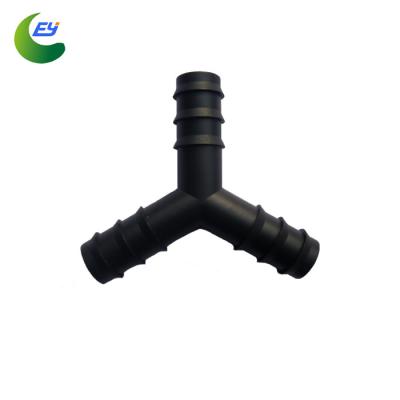 China Plastic Drip Irrigation Pipe Fittings Spikes Connectors Dripline Accessories HDPE Pipe Fittings for sale