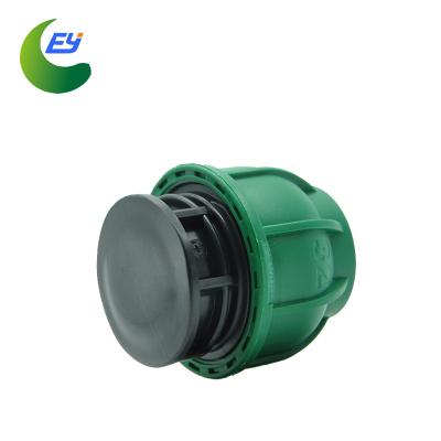 China High Quality Agriculture Irrigaiton Agriculture Irrigation System Fittings End Plug PP Compression Fittings en venta