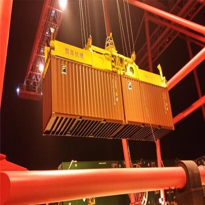 China energy & Hydraulic Telescopic Mining Two Container Container Spreader At Port for sale