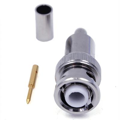 China High Voltage RF High Performance RF Coaxial Connector 3000V MHV Brass Male Connector For RG58 Cable for sale