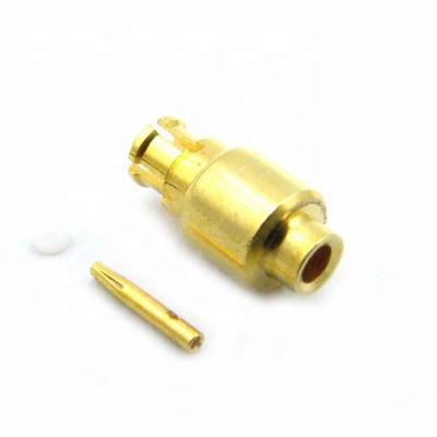 China Round RF Adapter SSMP RF Socket Converter Connector Female Adapter Gold Plated for sale