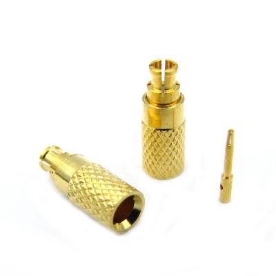 China Round RF Adapter SSMP RF Socket Converter Connector Female Adapter Gold Plated for sale