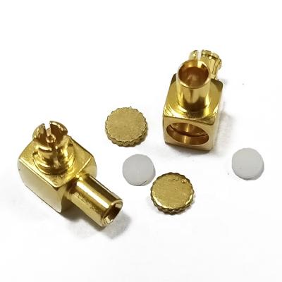 China Right Angle RF Adapter 6G SSMP Male Connector Directly RF From Factory for sale