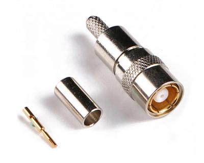 China RF Factory Directly Sell Brass Female SMB Connector For Coaxial Cable RG174 Cable for sale