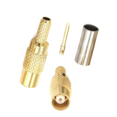 China RF Best Selling Low Loss RF Coaxial Connector SMB Straight Female Connector For RG58 Cable for sale