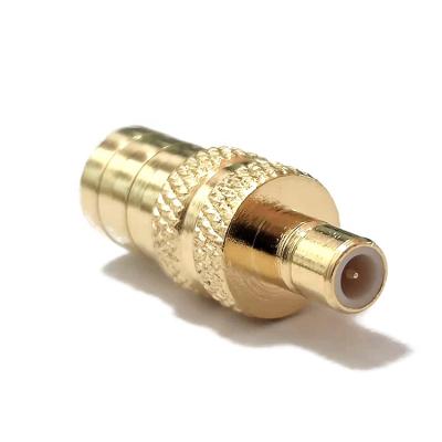 China High Performance RF Coaxial RF SMB Brass Male To SMB Female Connector for sale