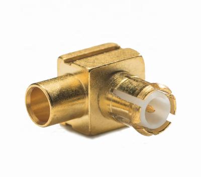 China Hot sale rf hardware right angle copper miniature mcx connector male connector for rg316 cable for sale